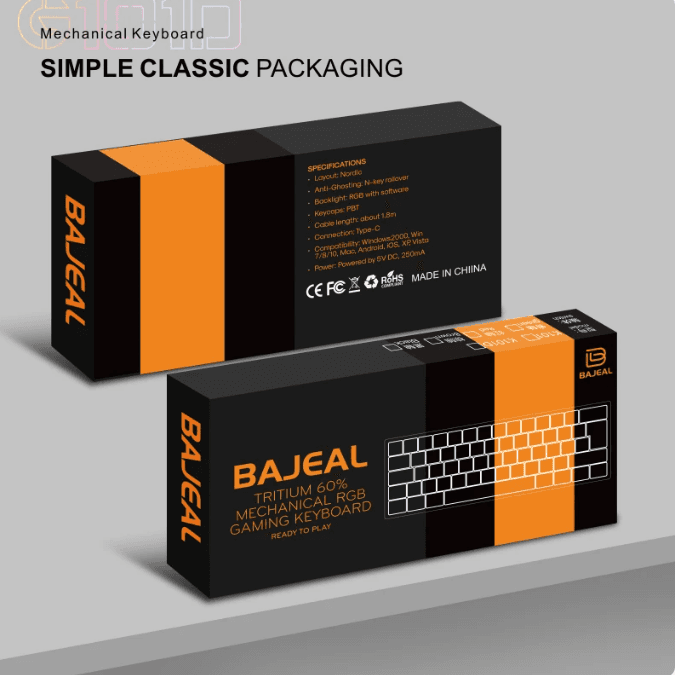 BAJEAL K101D ( Noir ) Red Switche 2