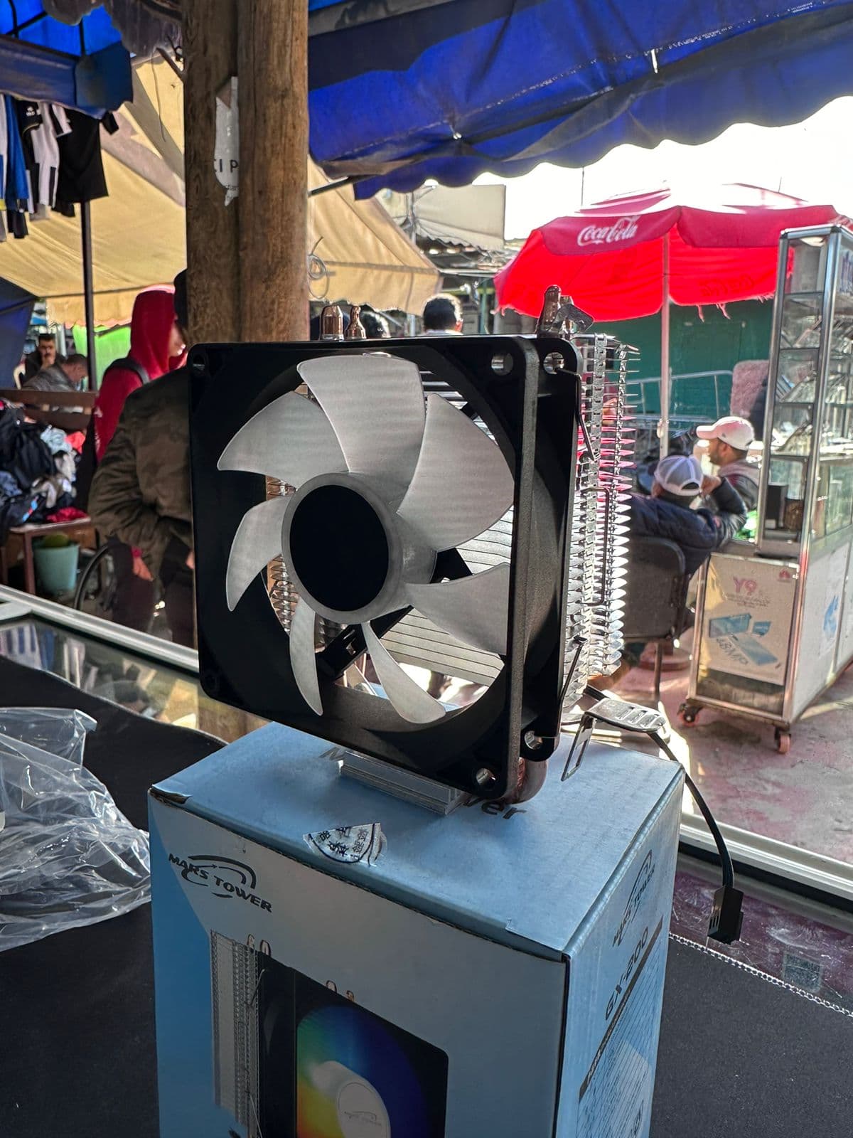 LANSHUO-600 AIR COOLER RGB - DUAL FAN - 135W  - LGA 1700 AM4 AM5 2