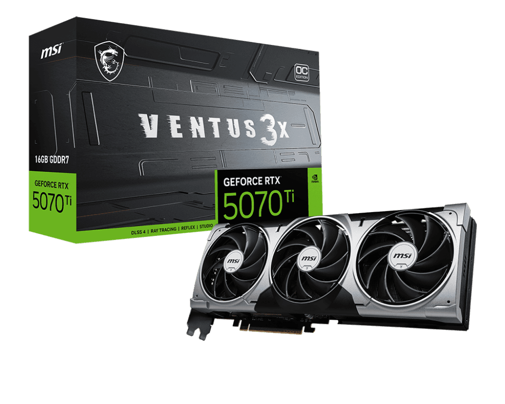 MSI GeForce RTX 5070 Ti 16G VENTUS 3X OC (BULK) maroc prix