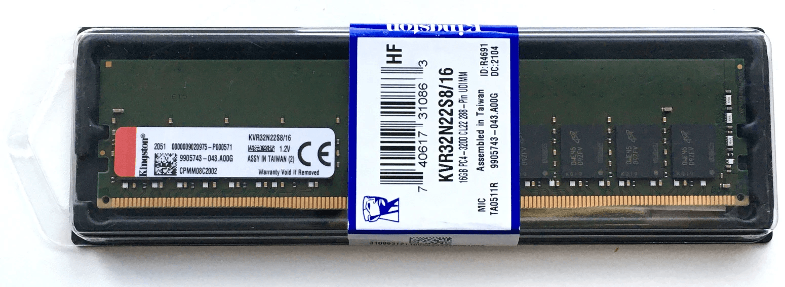 KINGSTON KVR32N22S8 16GO 3200MHZ 3