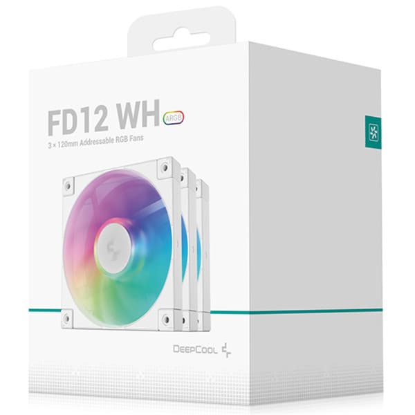 DeepCool FD12 ARGB (Triple Pack) White 2