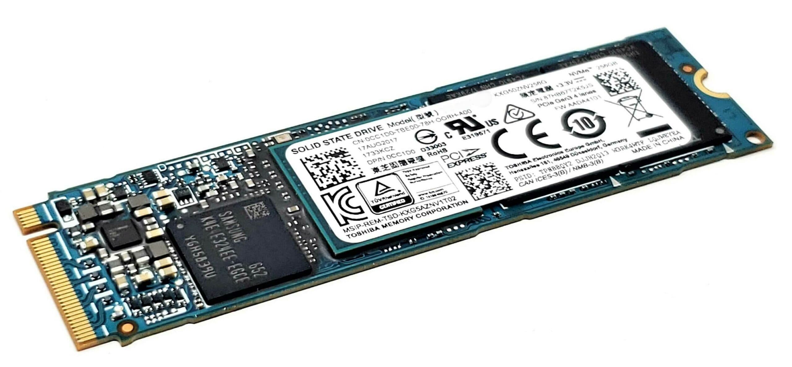 SSD 256Go NVMe PCIe Gen3 Tray 2