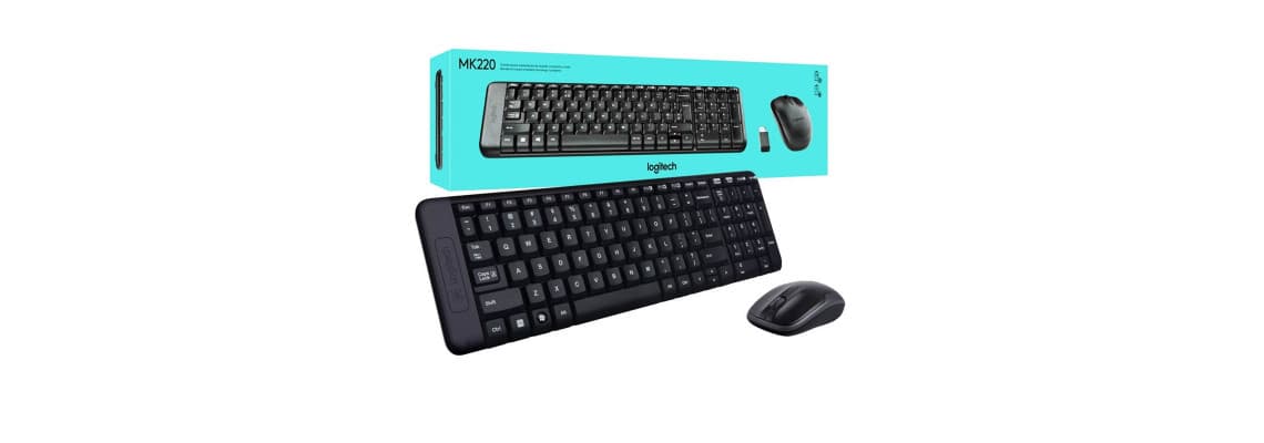 Logitech Desktop MK220 Sans-fil (AZERTY) 2