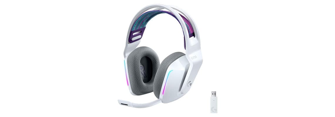 Logitech G733 Lightspeed (Blanc) 5