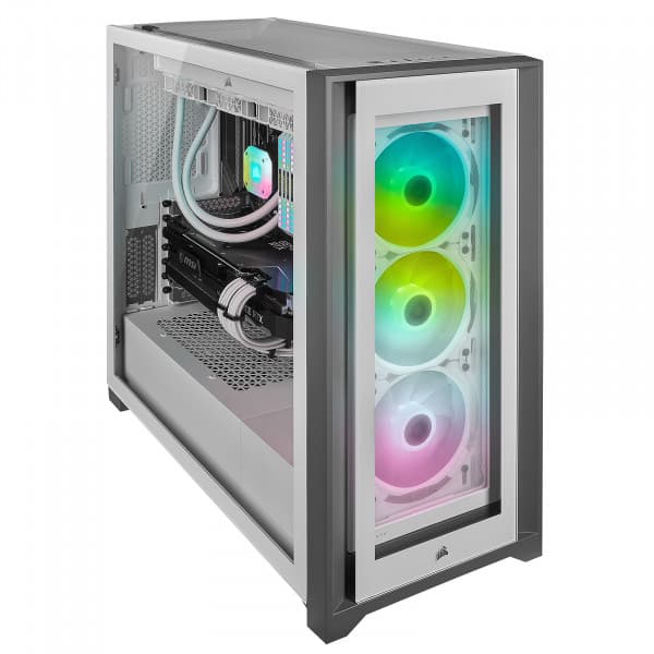 Corsair iCUE 5000X RGB Tempered Glass (Blanc) maroc prix