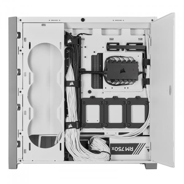 Corsair iCUE 5000X RGB Tempered Glass (Blanc) 3