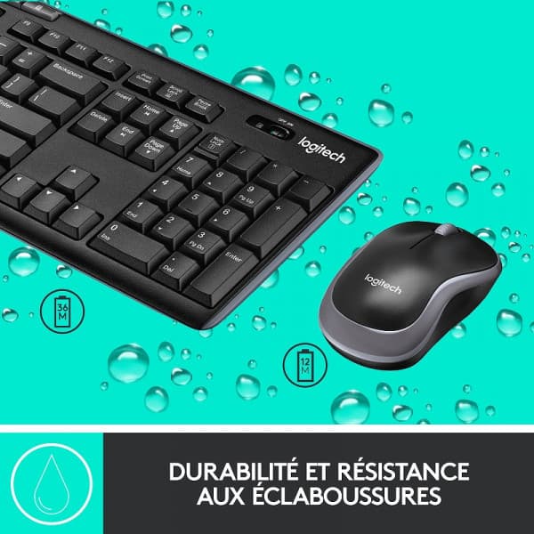 Logitech Desktop MK270 Sans-fil (AZERTY) 3