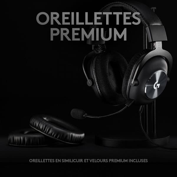 Logitech G Pro X Gaming Headset (Noir) 4