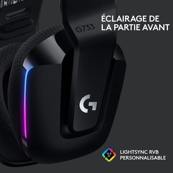Logitech G733 Lightspeed Black 4