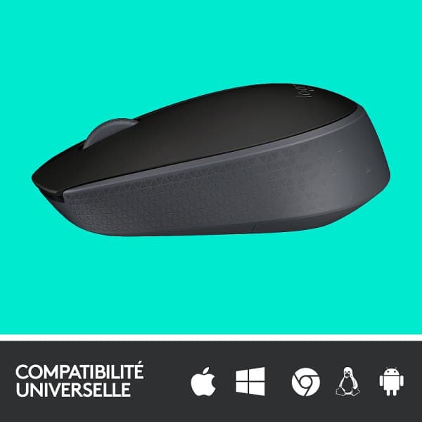 Logitech M171 Wireless Mouse (Noir) 3