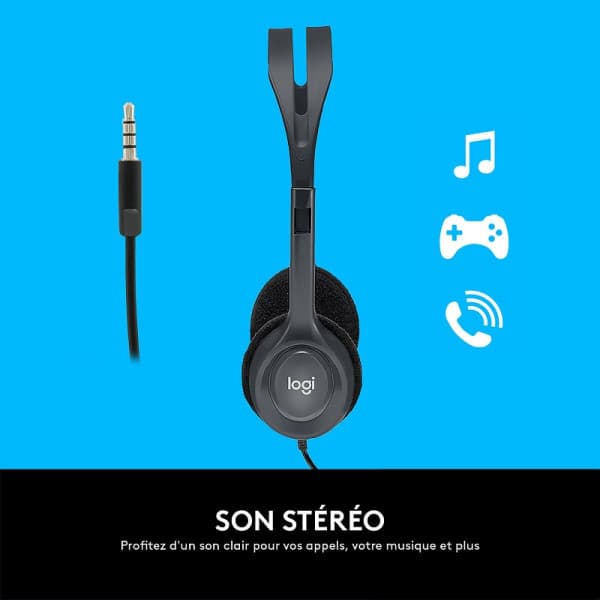 Logitech Stereo Headset H111 3