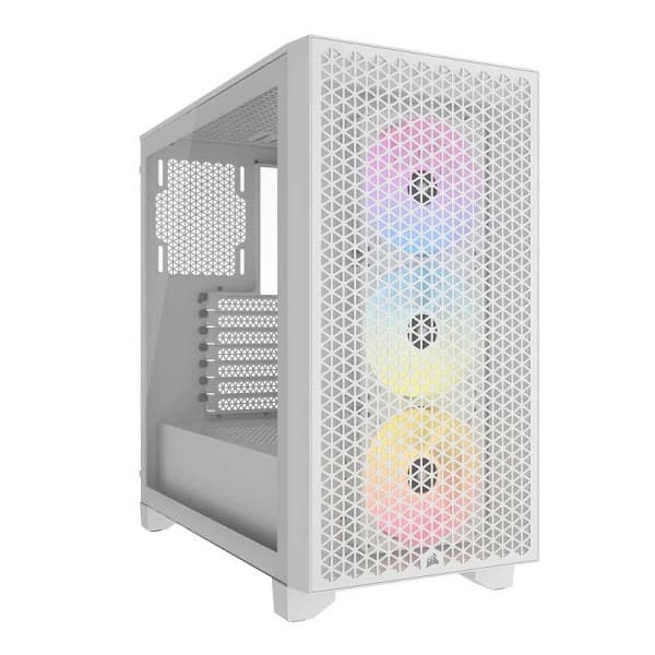Corsair 3000D RGB Airflow (Blanc) maroc prix