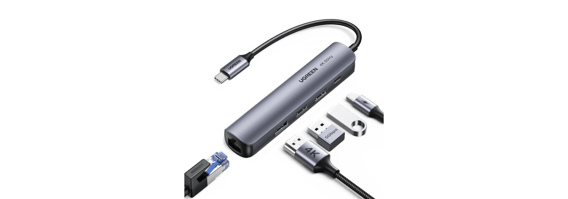 UGREEN Hub USB-C 5 en 1 (HDMI 4K@60Hz, PD 100W) 4