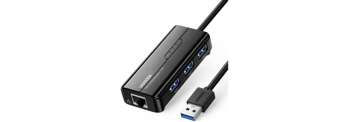 Ugreen HUB USB 3.0 to 3 x USB 2.0 + RJ45 Port (20265) 3