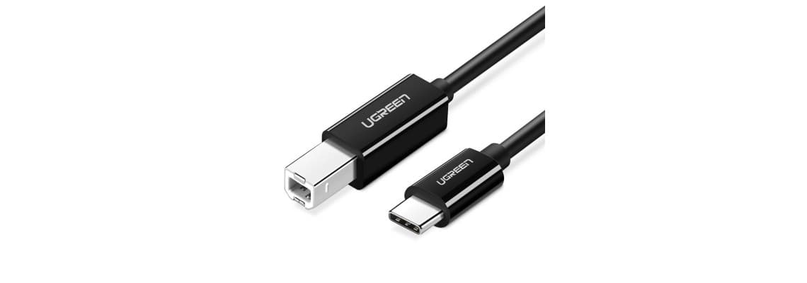 Ugreen Cable imprimante USB-C to BM Noir 2M (50446) 3