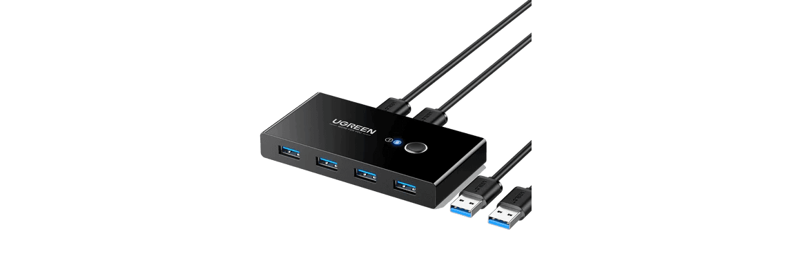 Ugreen Switch Commutateur 2x4 USB 3.0 5