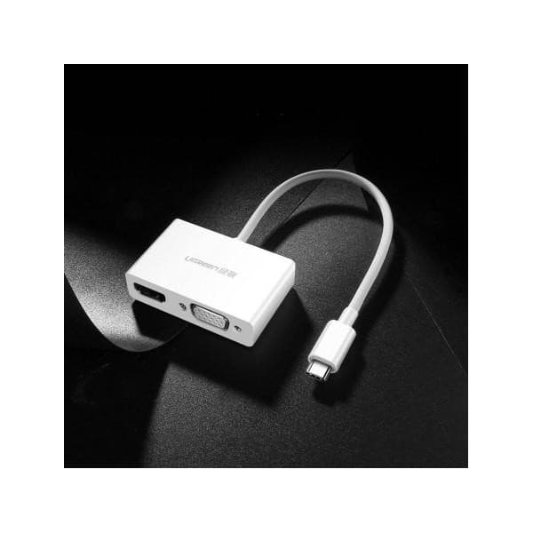 Ugreen Convertisseur USB-C to HDMI+VGA Blanc (30843) 3