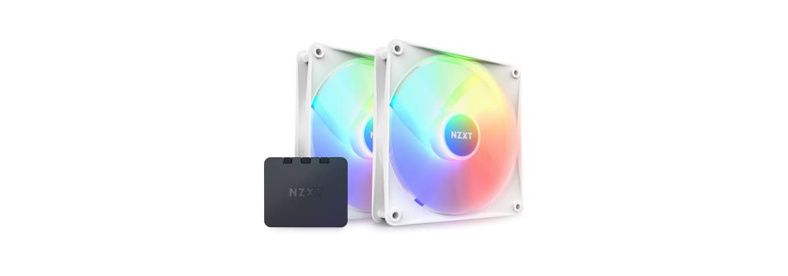 NZXT F140 RGB Core Twin Pack (White) 5