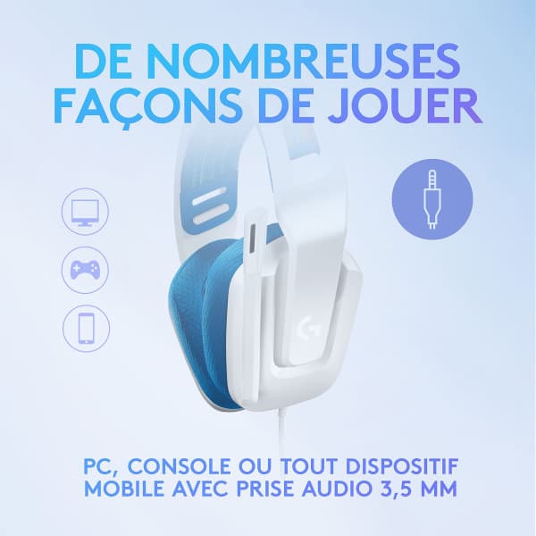 Logitech G G335 (Blanc) 3