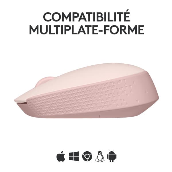 Logitech M171 Wireless Mouse (Rose) 4