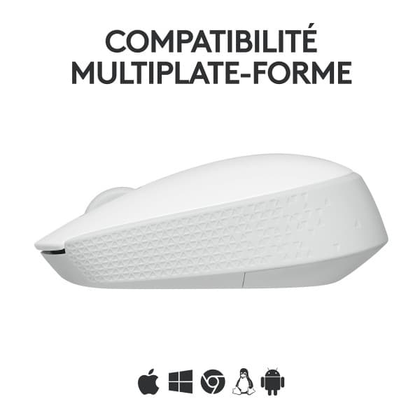 Logitech M171 Wireless Mouse (White) 3