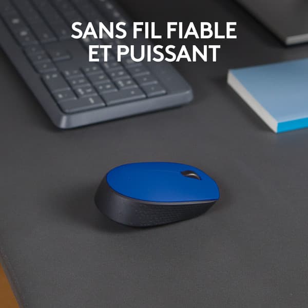 Logitech M171 Wireless Mouse (Blue) 2
