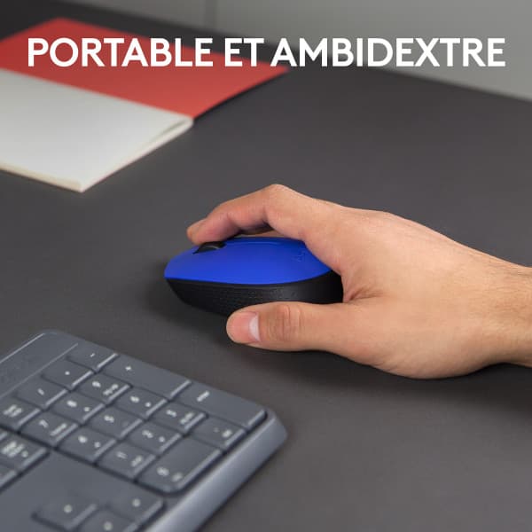 Logitech M171 Wireless Mouse (Blue) 3