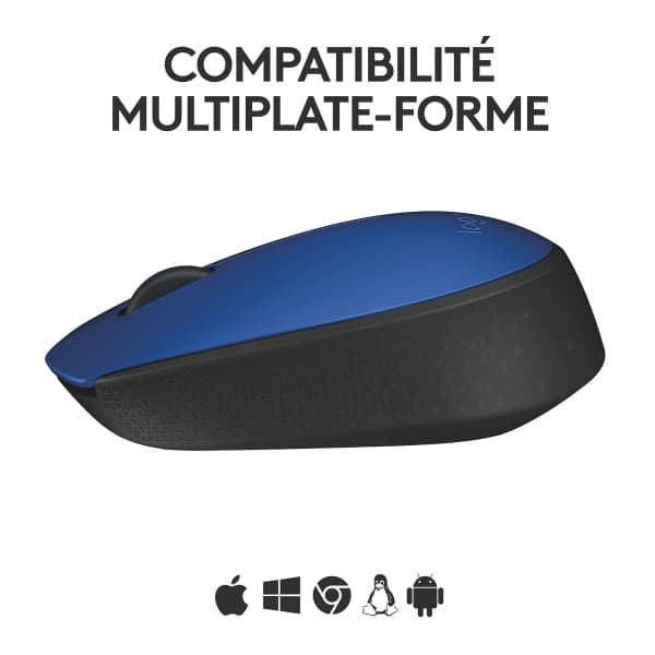 Logitech M171 Wireless Mouse (Blue) 4