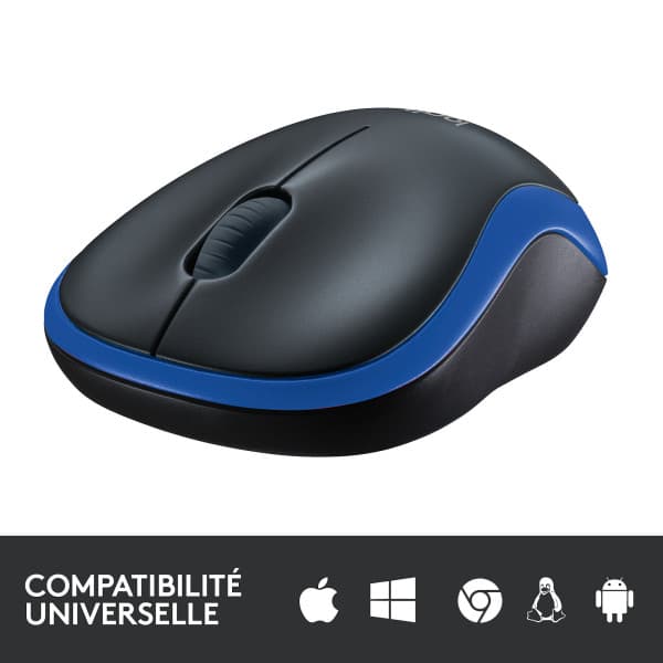 Logitech Wireless Mouse M185 (Blue) 2