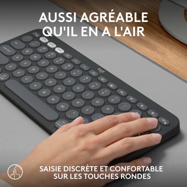 Logitech Pebble Keys 2 K380s (Graphite) 5