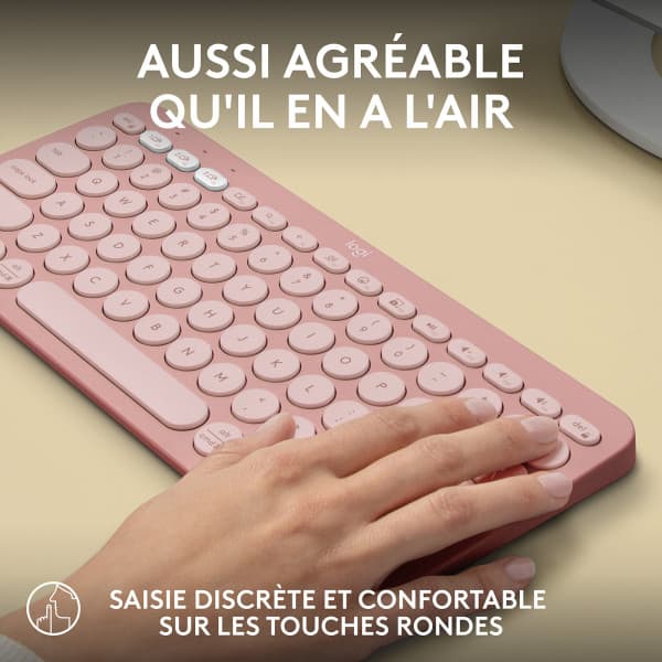 Logitech Pebble Keys 2 K380s (Rose) 4