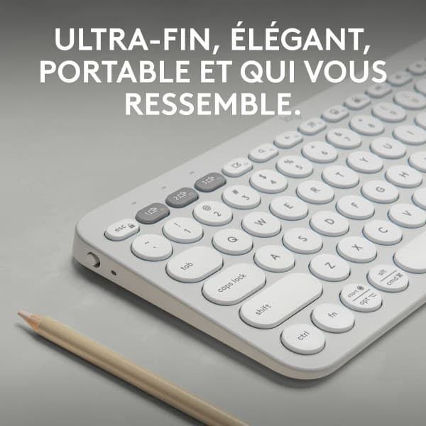 Logitech Pebble Keys 2 K380s (White) 2