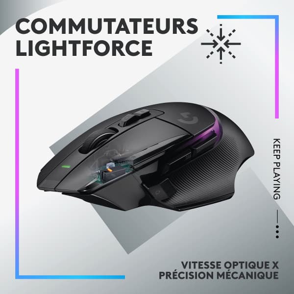 Logitech G G502X Plus Noir 2