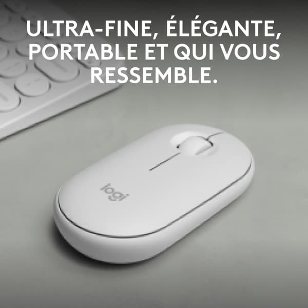 Logitech Pebble 2 M350s (Tonal White) 2
