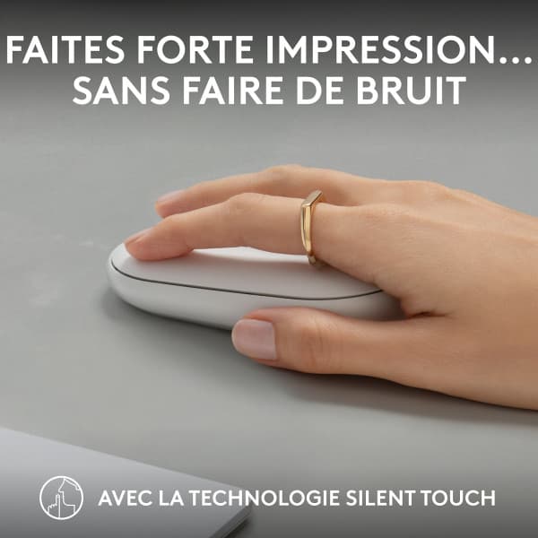 Logitech Pebble 2 M350s (Tonal White) 5