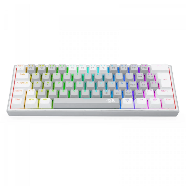 Redragon K617 Fizz 60% RGB Red Switches (Gray/White) 2