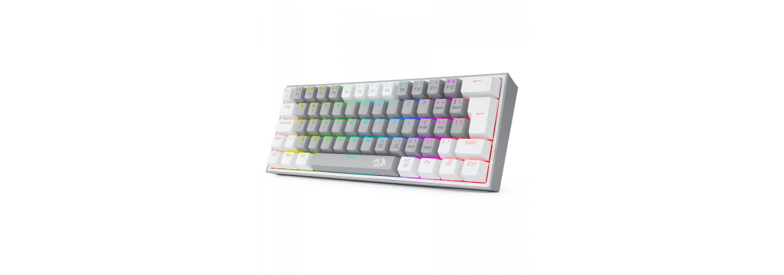 Redragon K617 Fizz 60% RGB Red Switches (Gray/White) 5
