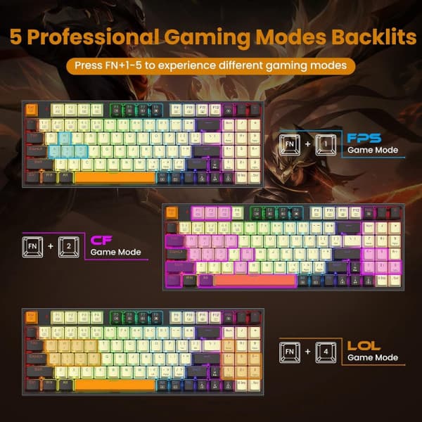 Redragon K636 CLO RGB Red Switches 5