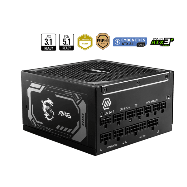 MSI MAG A1000GL PCIE5 80PLUS Gold 1000W