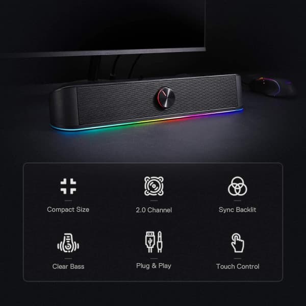 Redragon GS560 Adiemus Gaming Speaker 4