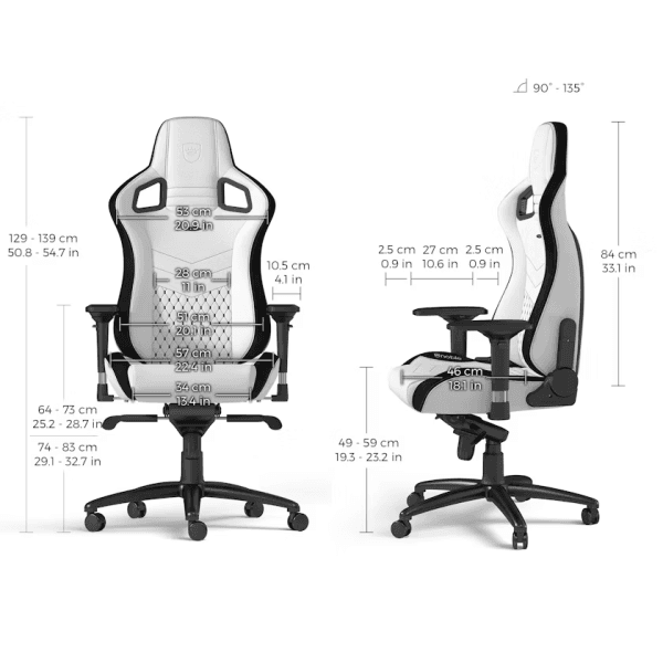 Noblechairs EPIC White/Black 5