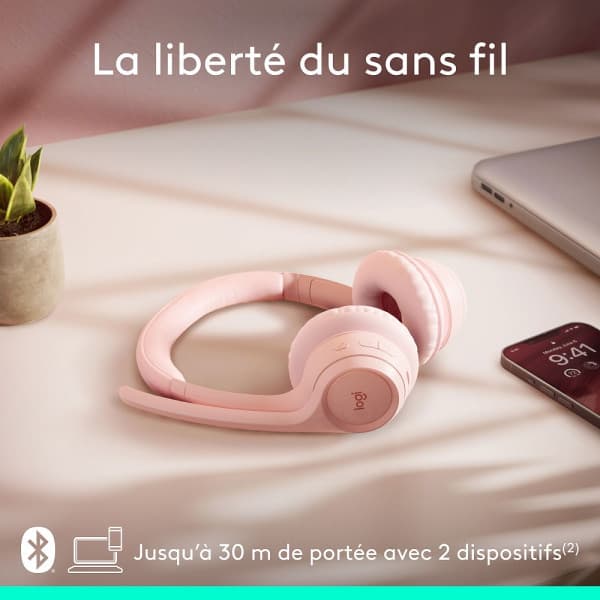 Logitech Zone 300 Rose 3