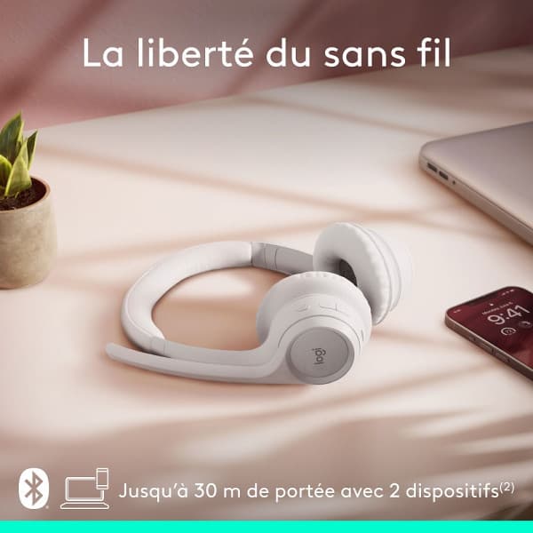 Logitech Zone 300 White 3