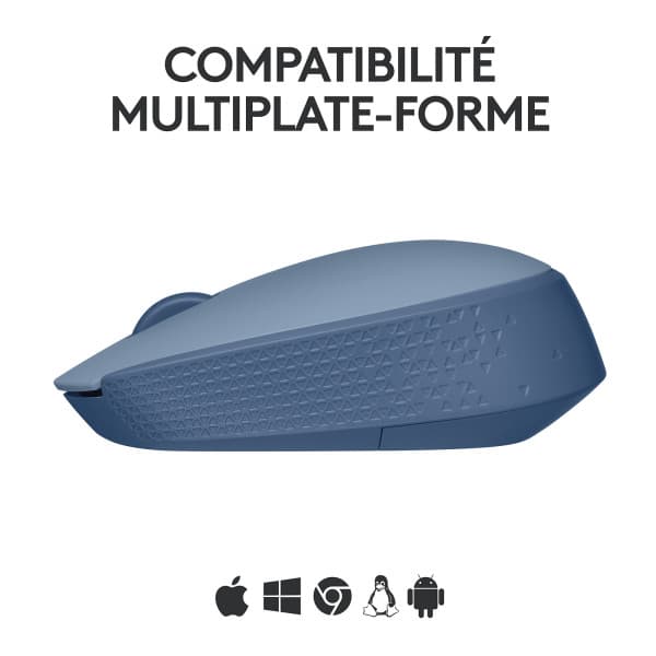 Logitech M171 Wireless Mouse (Blue Gray) 3