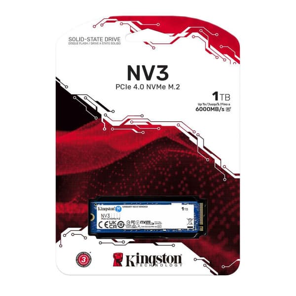 Kingston SSD NV3 1TB M.2 NVMe 3