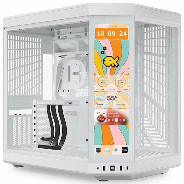 Hyte Y70 Touch Infinite Blanc 14.9″ maroc prix
