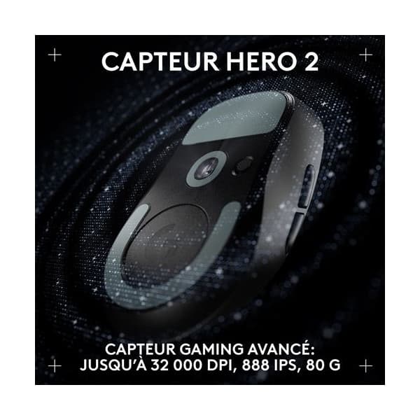 Logitech G Pro X Superlight 2 Lightspeed DEX (Black) 3