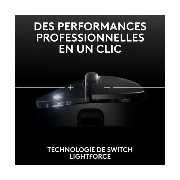 Logitech G Pro X Superlight 2 Lightspeed DEX (Black) 5
