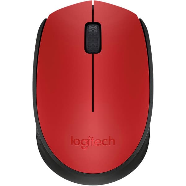 Logitech M171 Wireless Mouse (Red)
