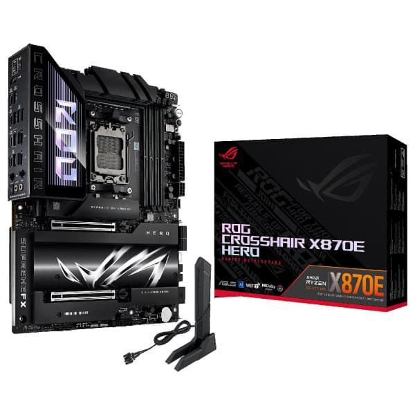 ASUS ROG CROSSHAIR X870E HERO maroc prix